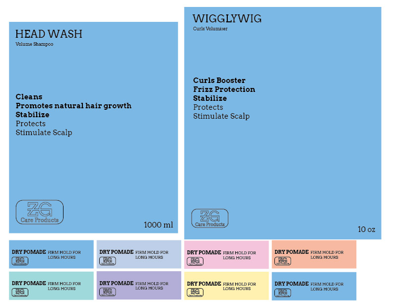 Fictional product label designs