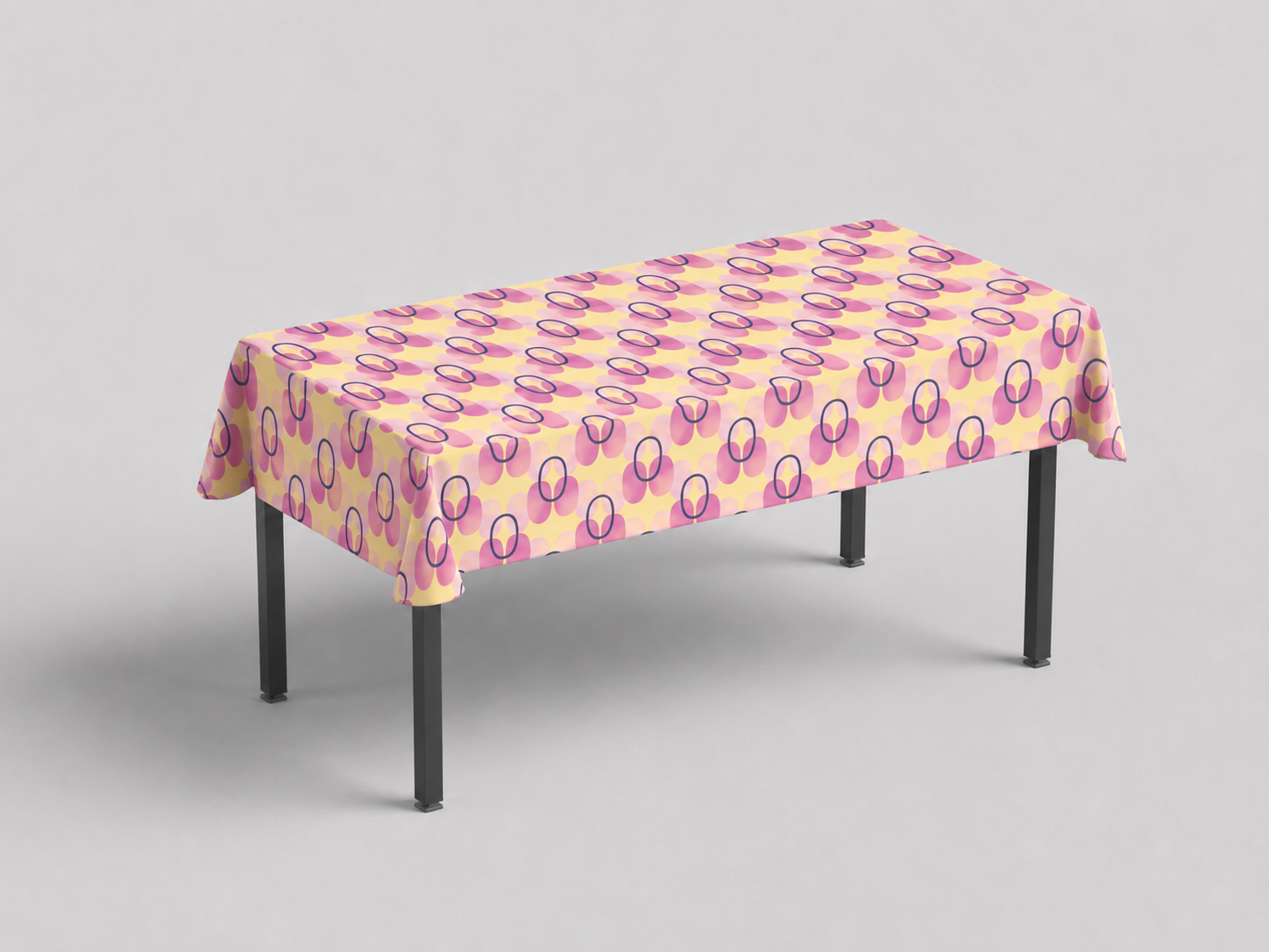 Fourth tablecloth pattern option shown in application