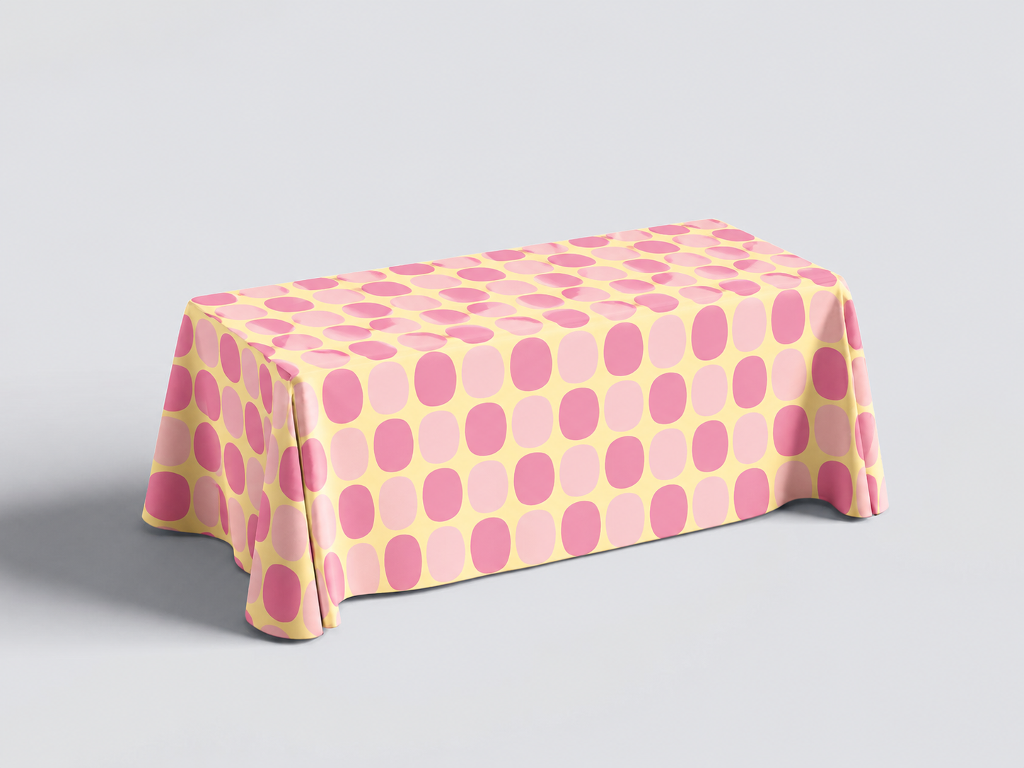 Custom tablecloth pattern mockup option one