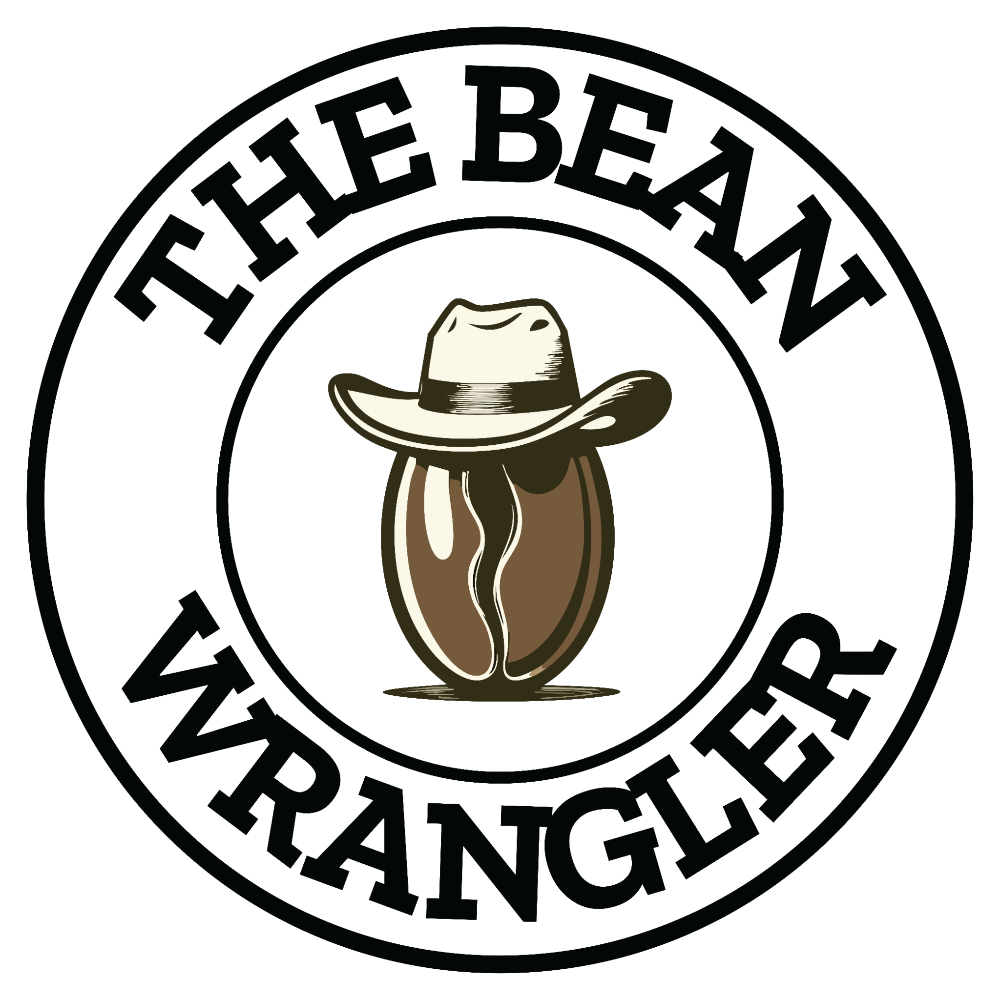 The Bean Wrangler fictional brand logo