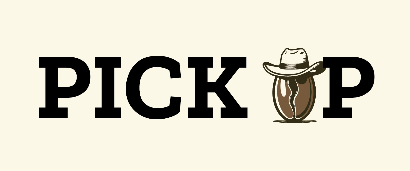 Pickup sign featuring The Bean Wrangler mark